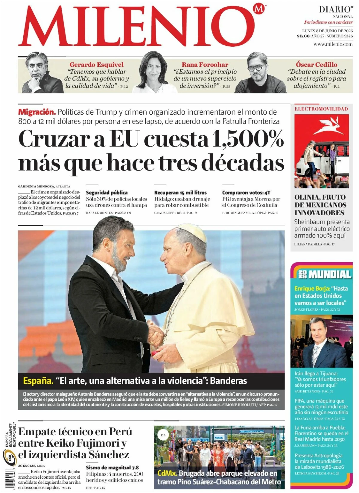 Portada de Milenio