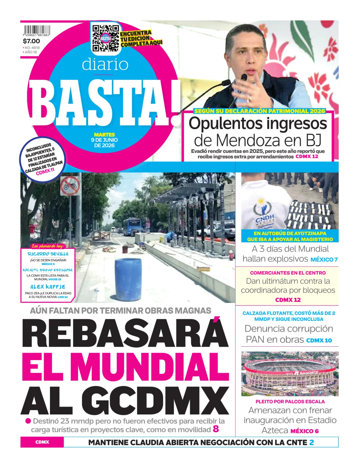 Portada de Basta! (portada)