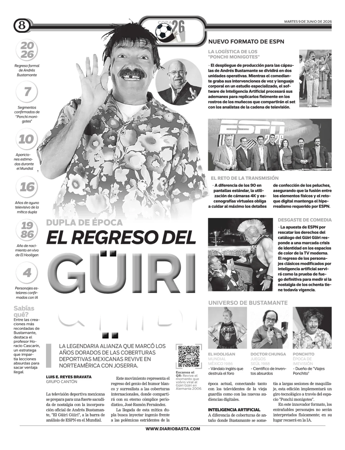 Portada de Basta! (contraportada)