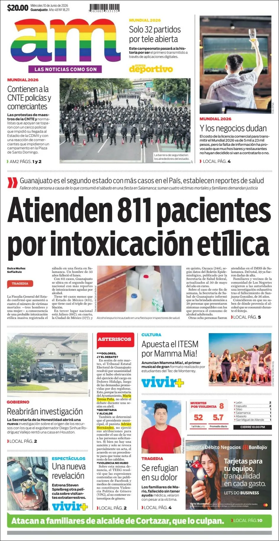 Portada de Am Corredor Industrial del miércoles, 10 de junio de 2026