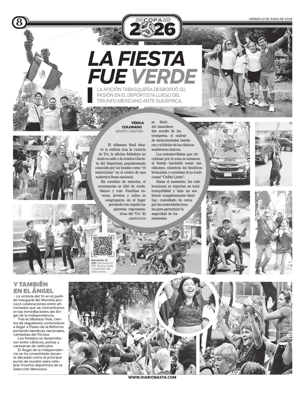 Portada de Basta! (contraportada)