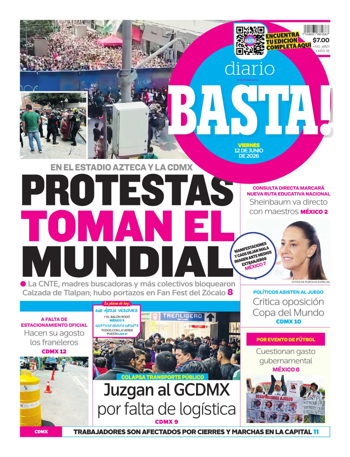 Portada de Basta! (portada)
