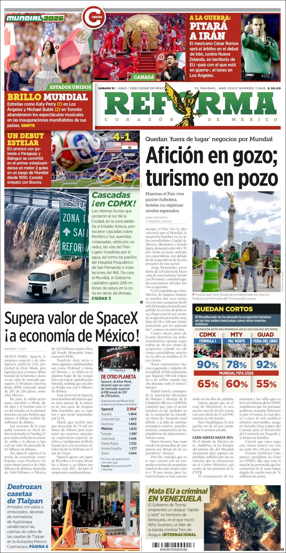 Portada de Reforma