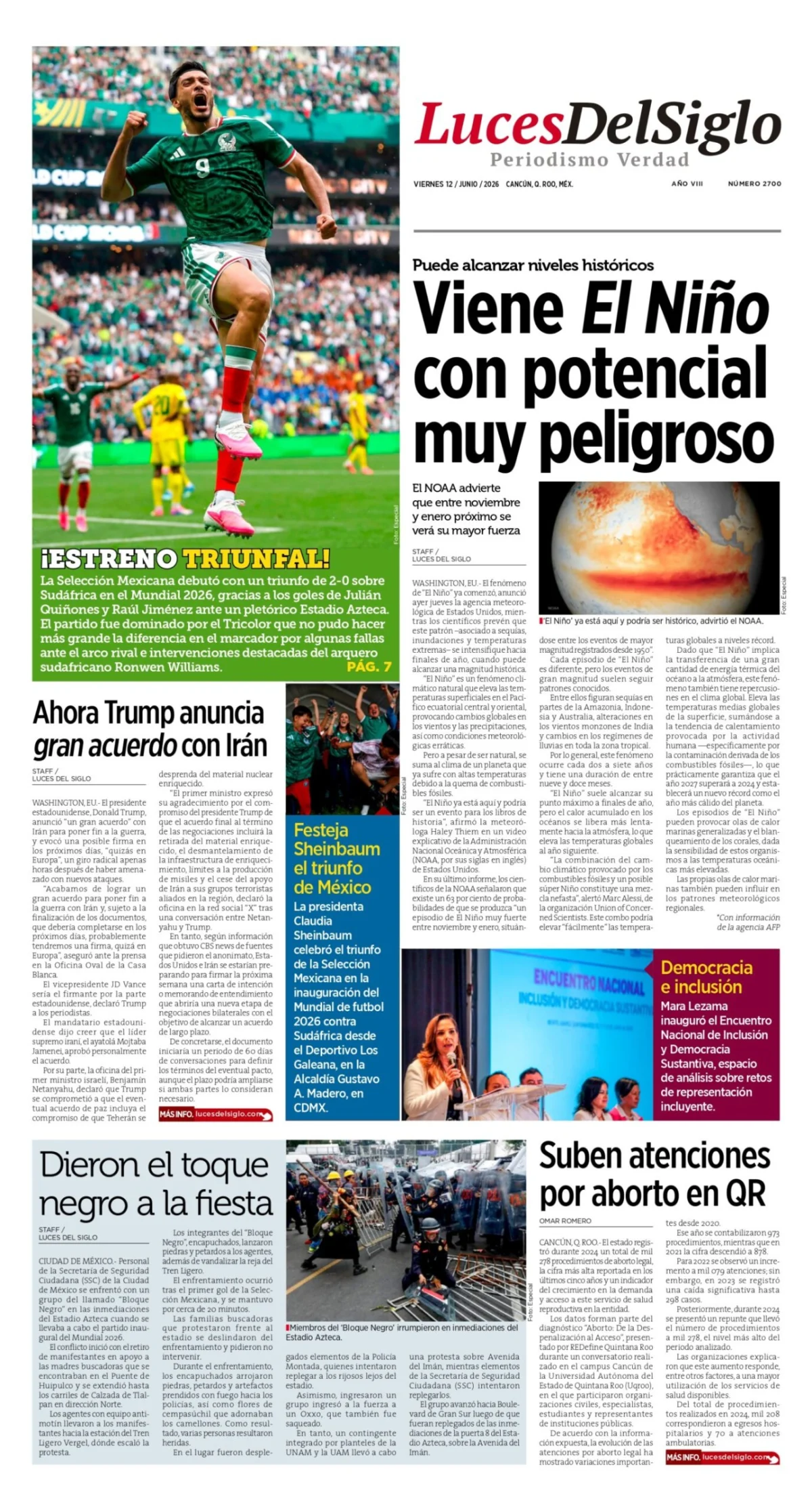 Portada de Luces del Siglo
