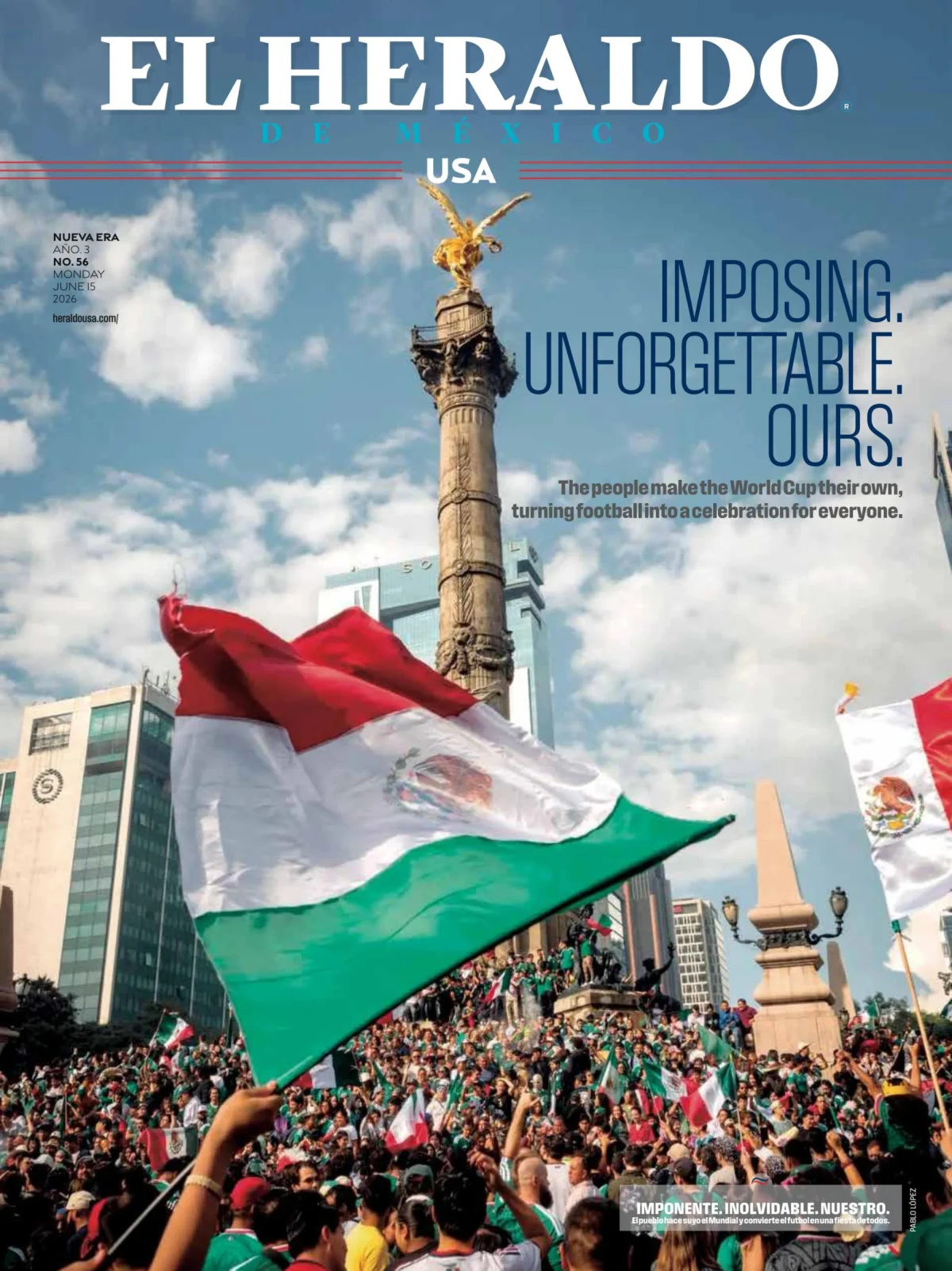 Portada de El Heraldo USA