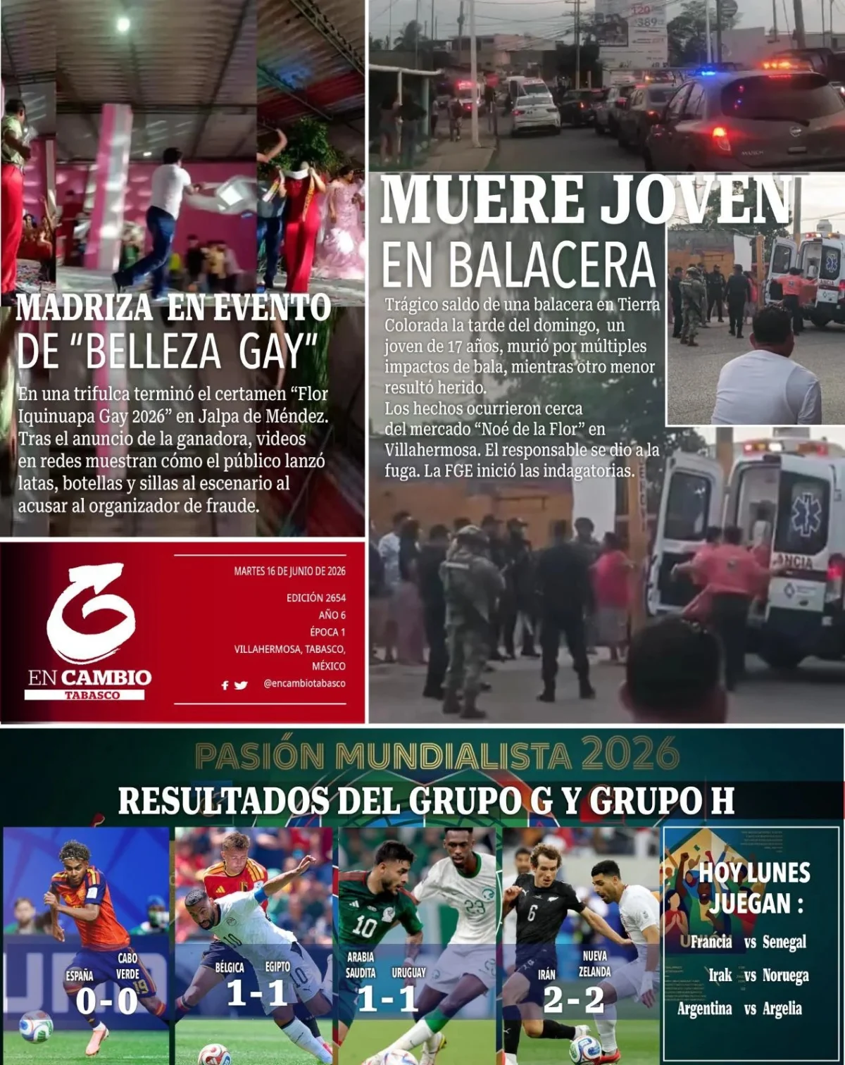 Portada de En Cambio - Tabasco (contraportada)