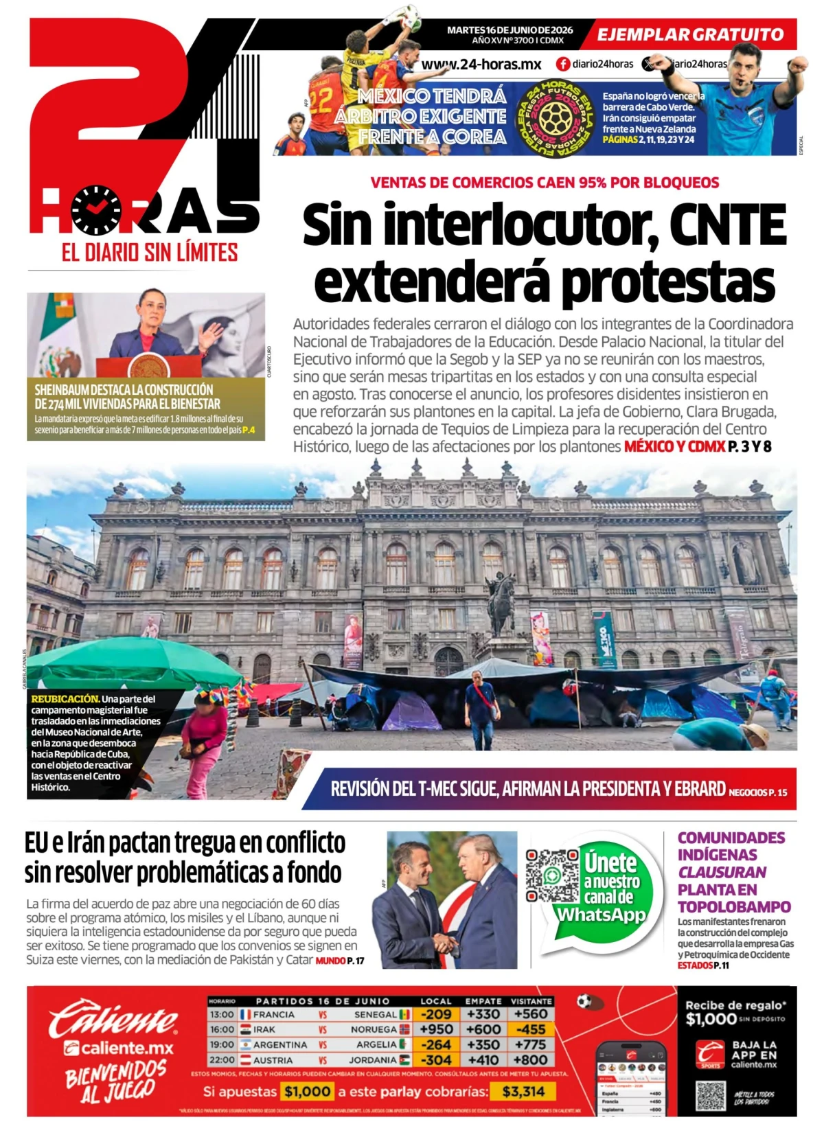 Portada de 24 Horas