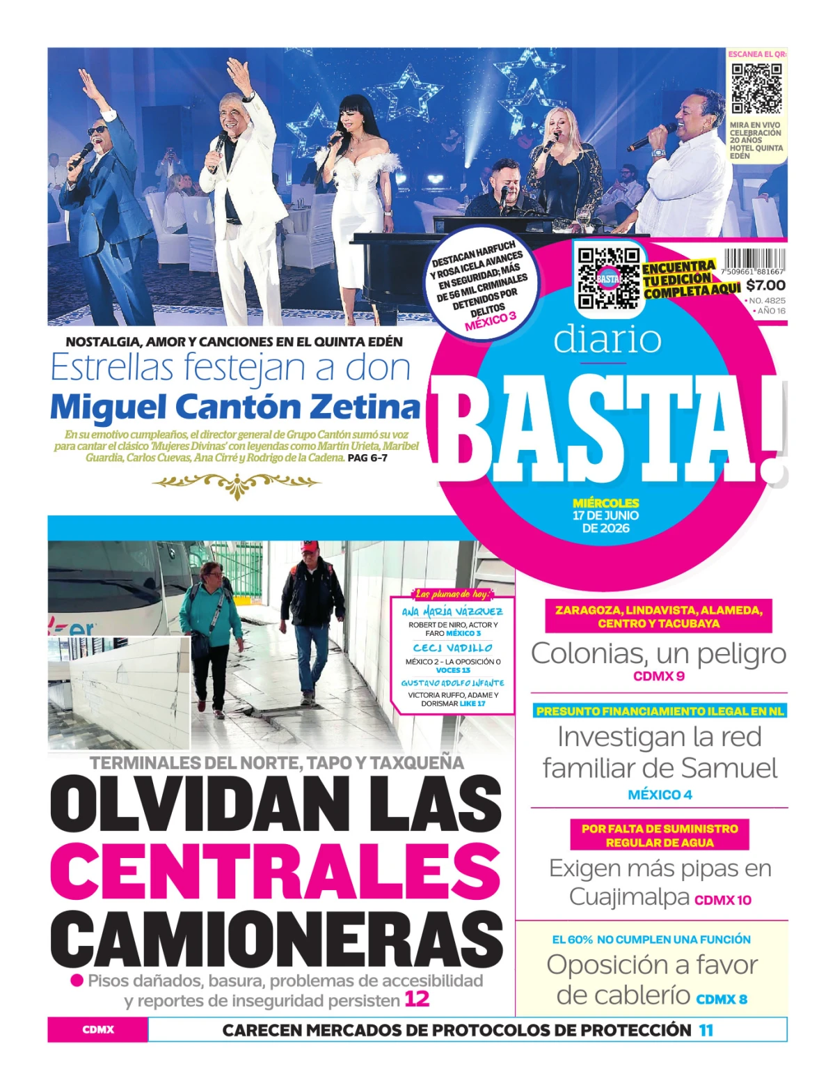 Portada de Basta! (portada)