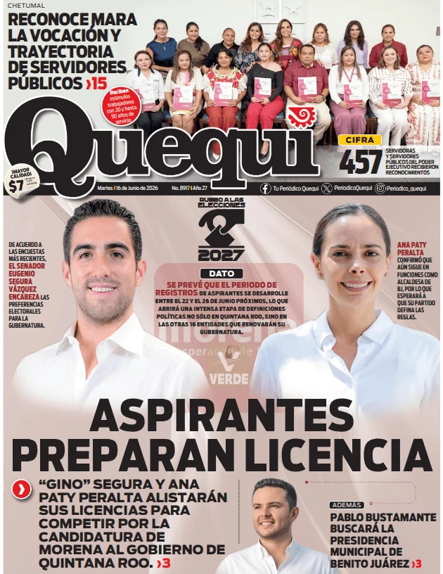 Portada de Quequi (contraportada) del martes, 16 de junio de 2026