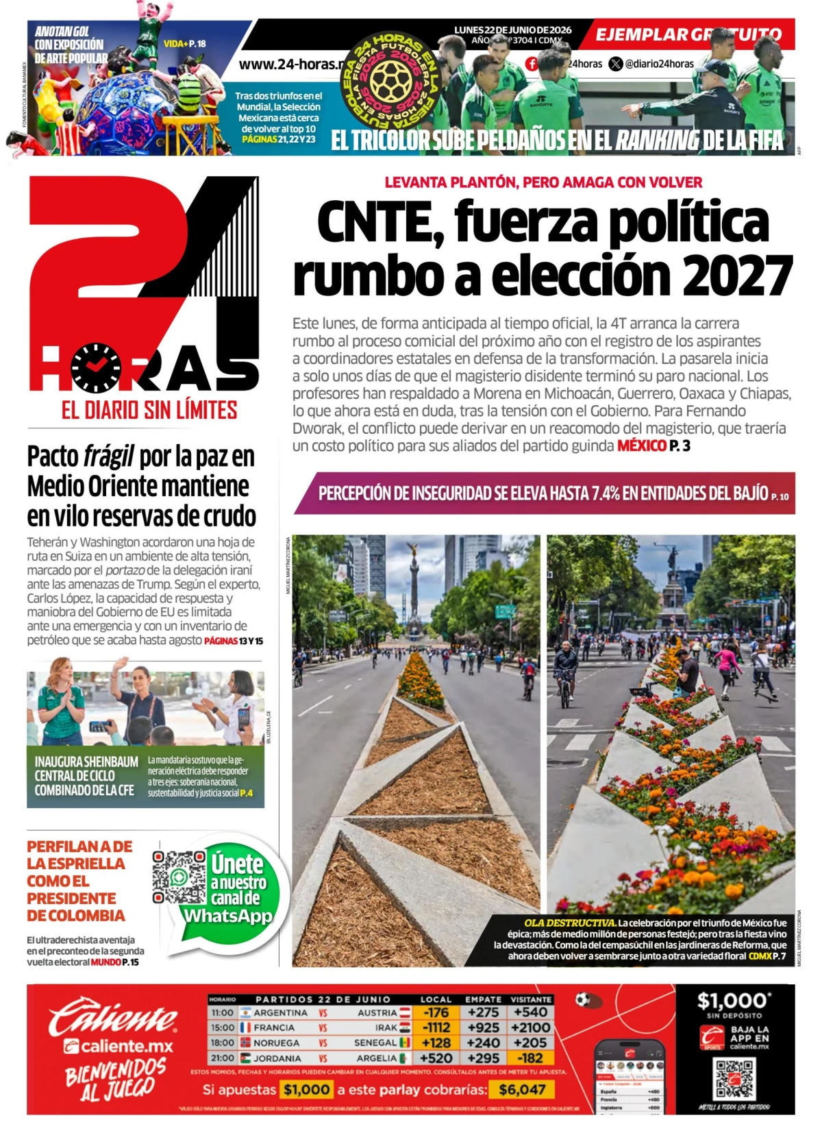 Portada de 24 Horas