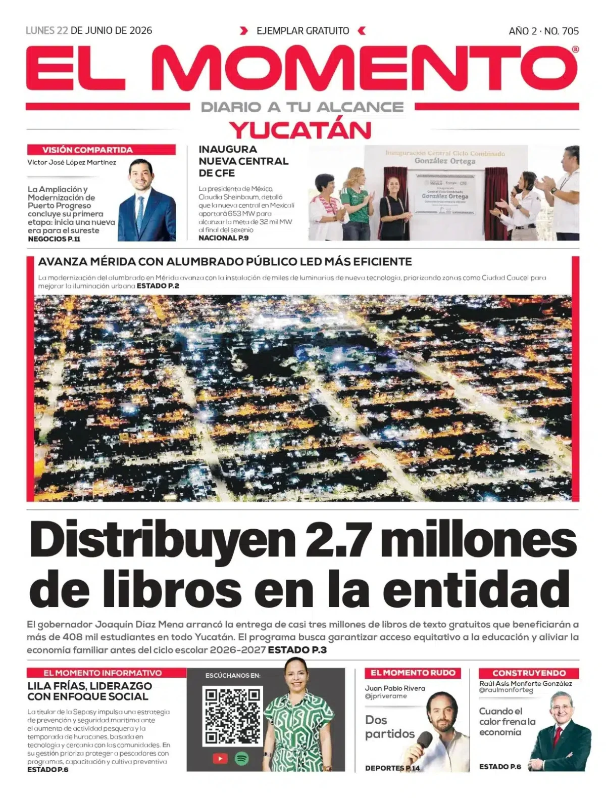 Portada de El Momento Yucatan