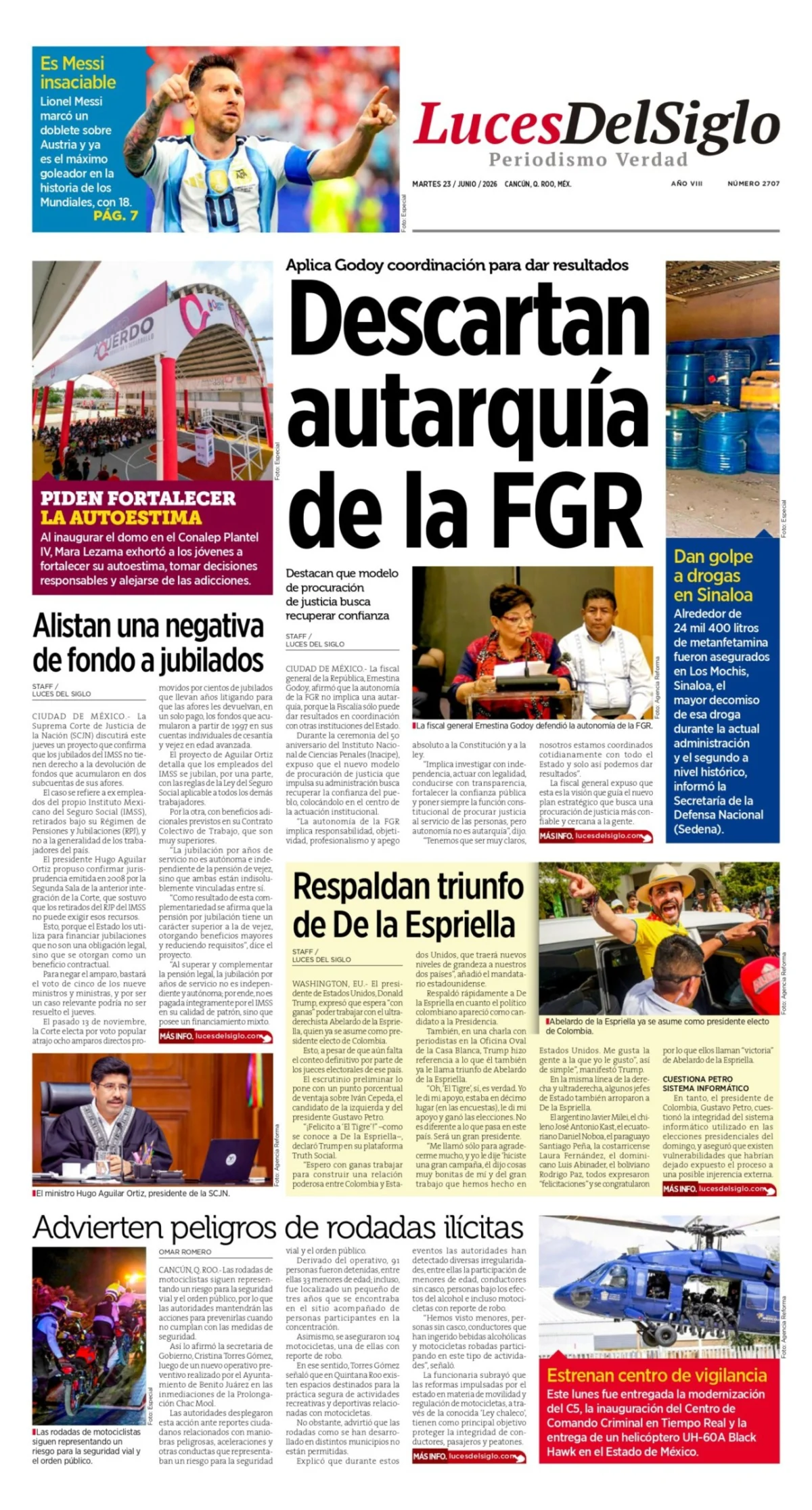 Portada de Luces del Siglo