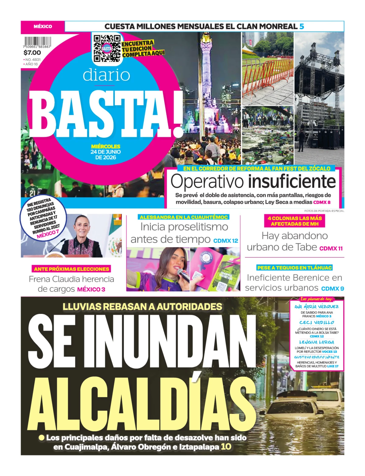 Portada de Basta! (portada)