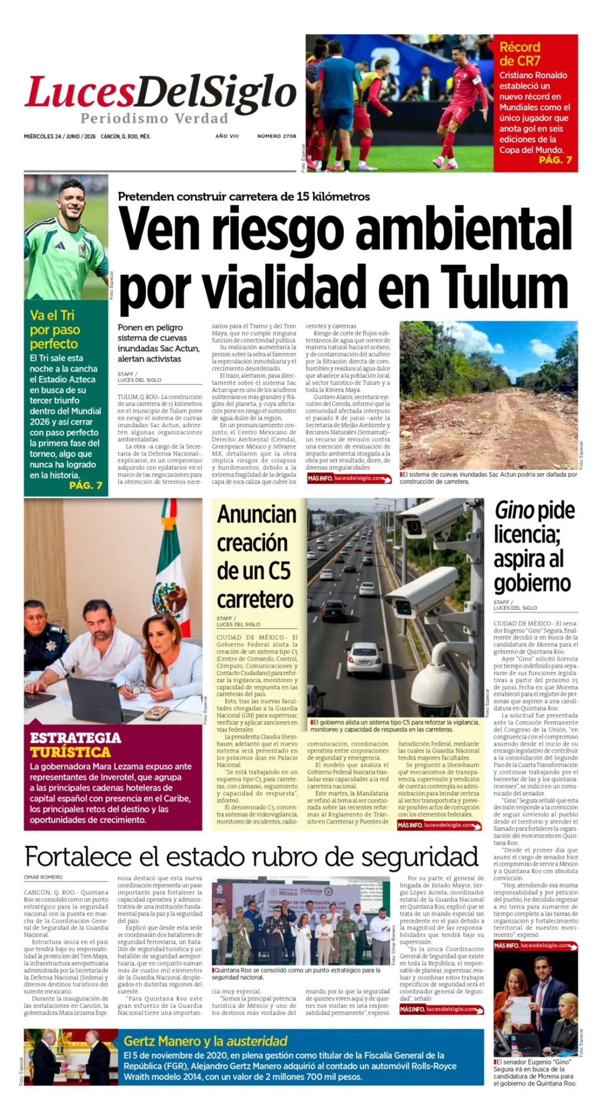 Portada de Luces del Siglo