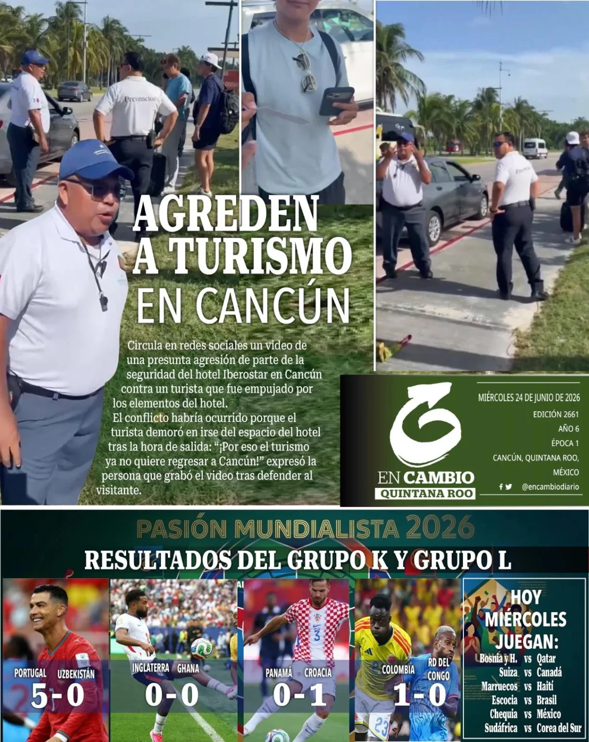 Portada de En Cambio - Quintana Roo (contraportada)