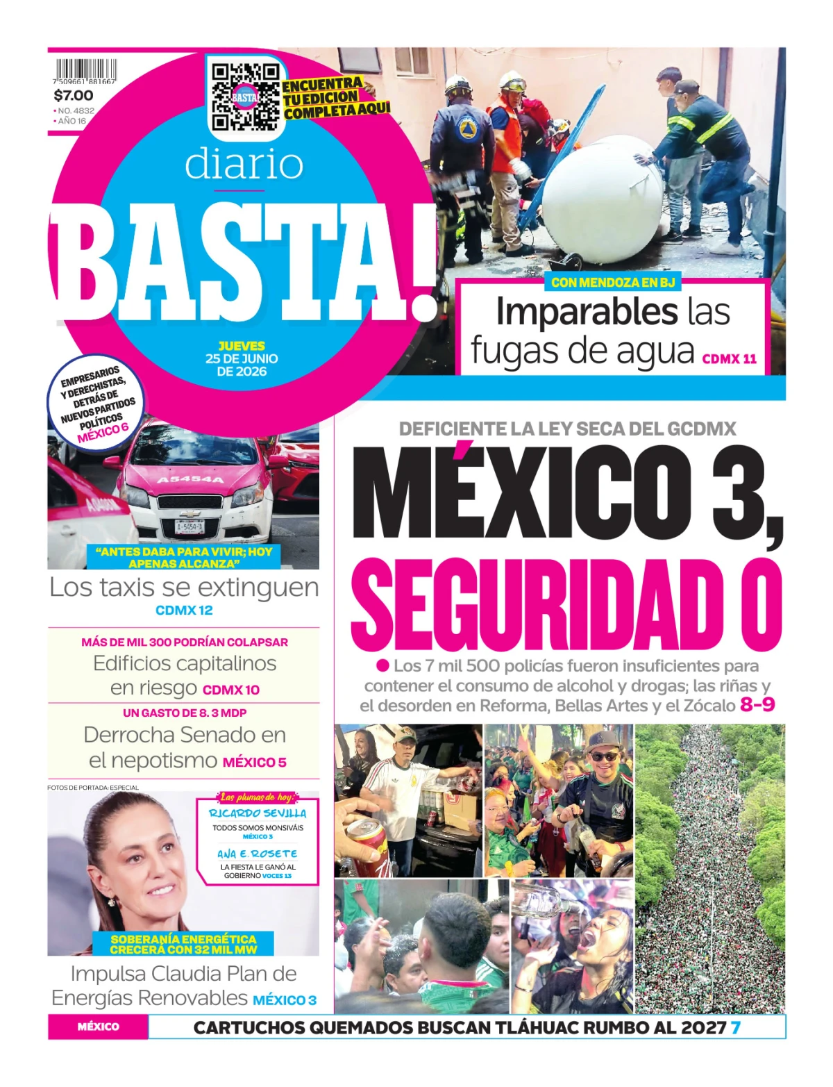 Portada de Basta! (portada)