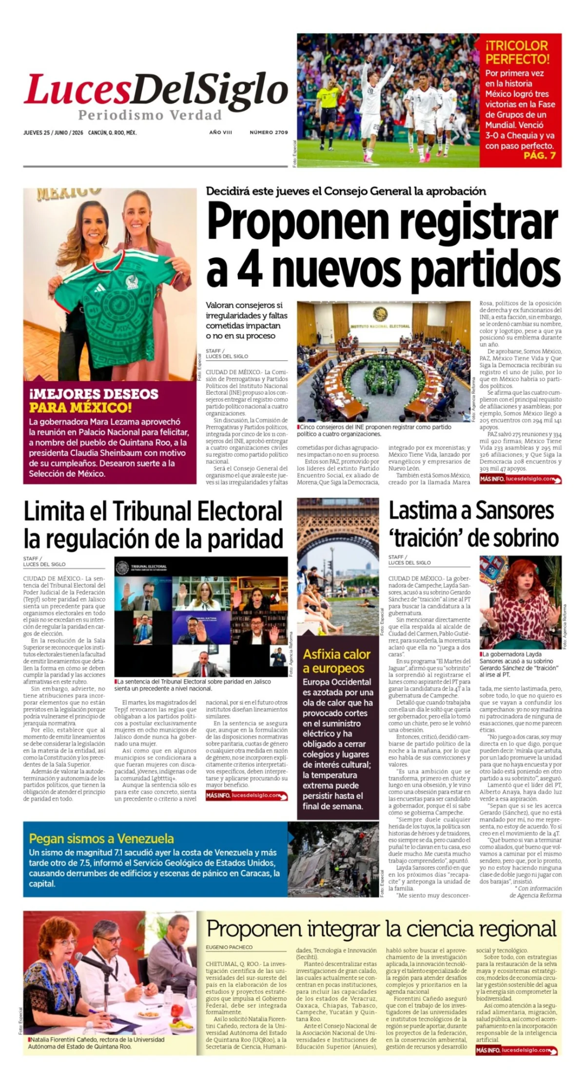 Portada de Luces del Siglo