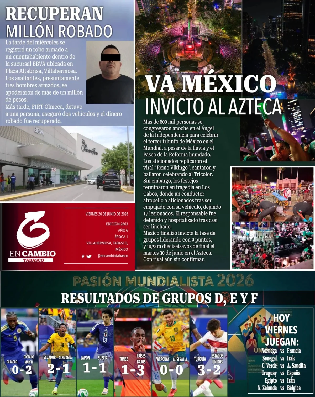 Portada de En Cambio - Tabasco (contraportada)