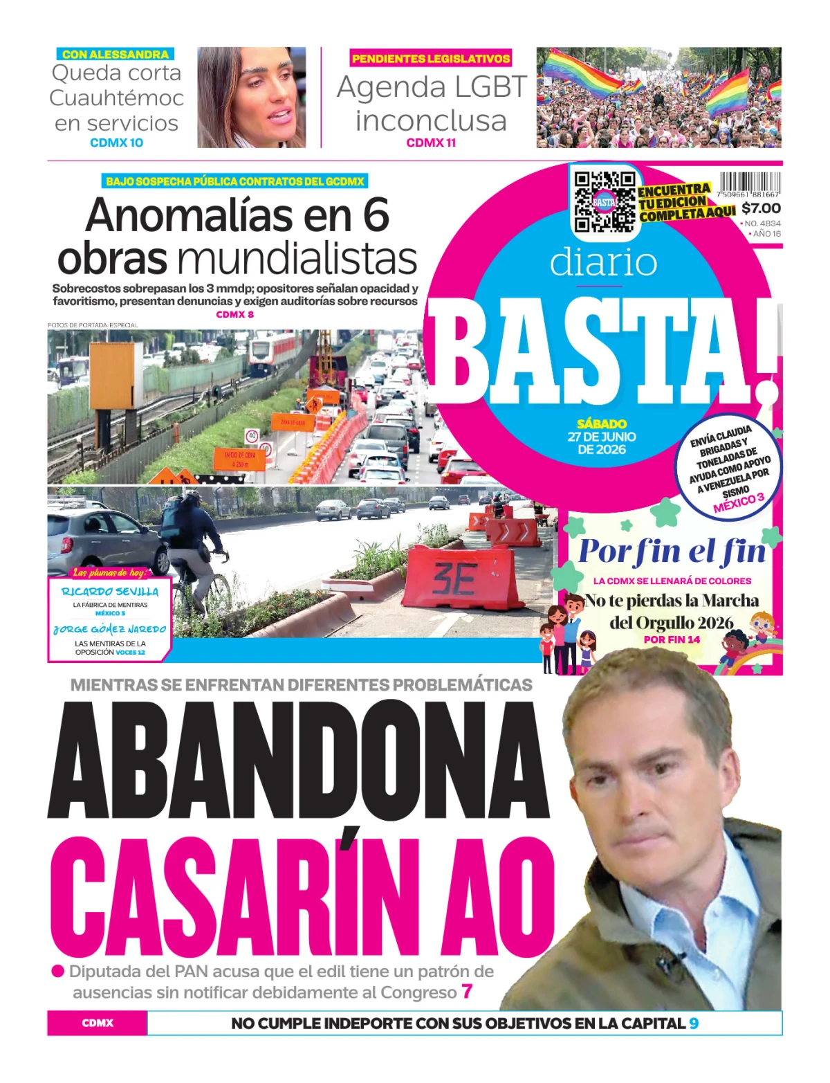 Portada de Basta! (portada)