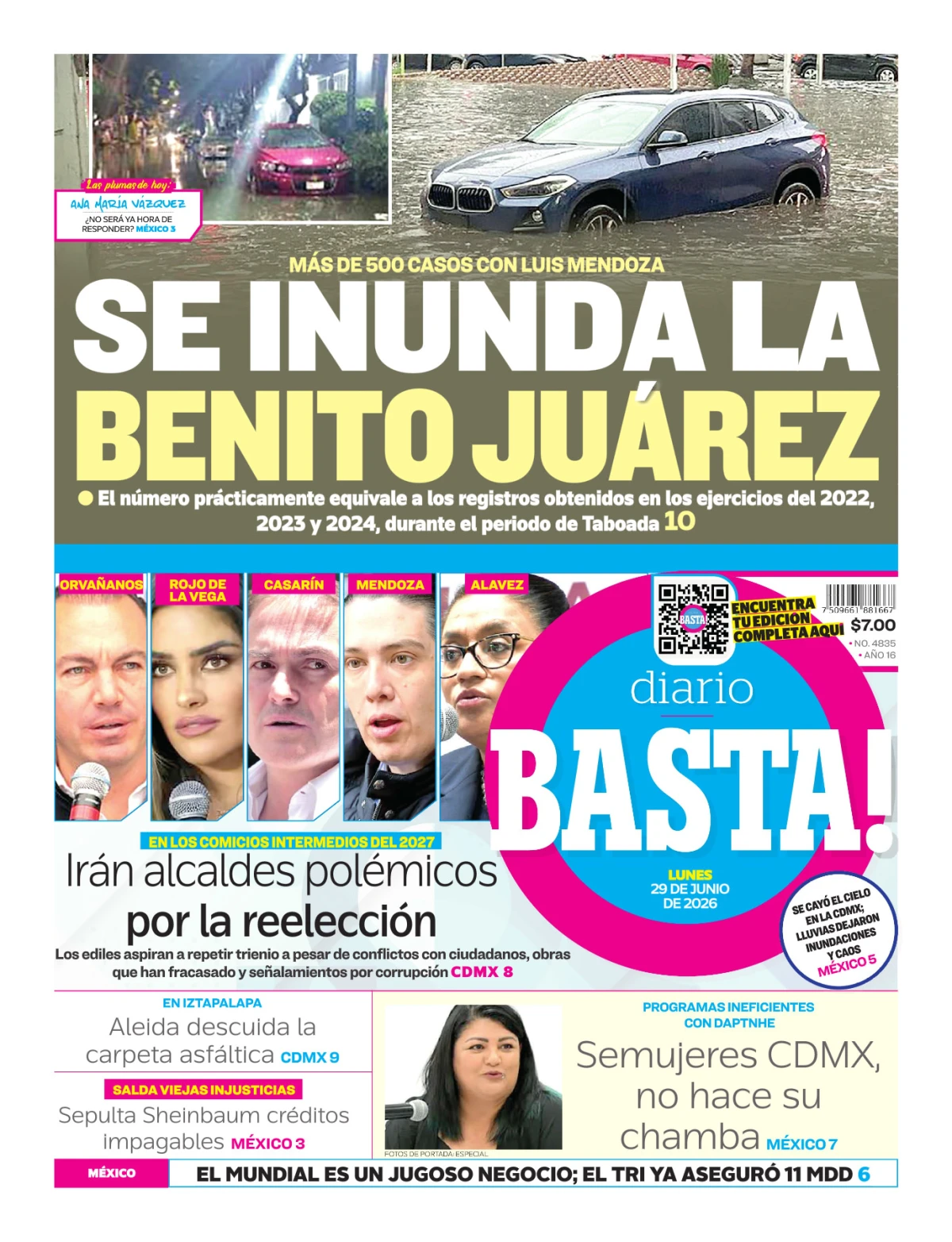 Portada de Basta! (portada)