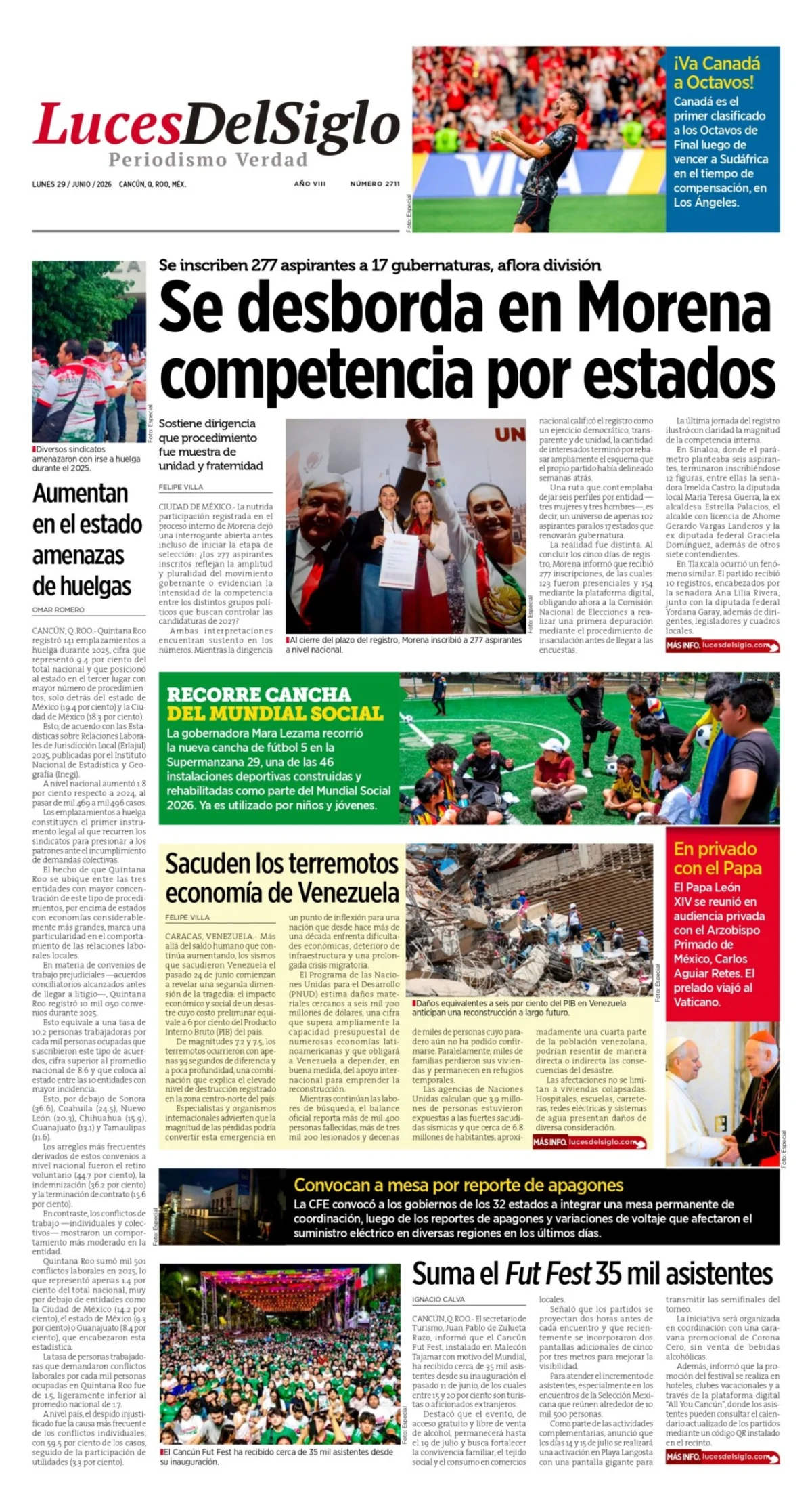 Portada de Luces del Siglo