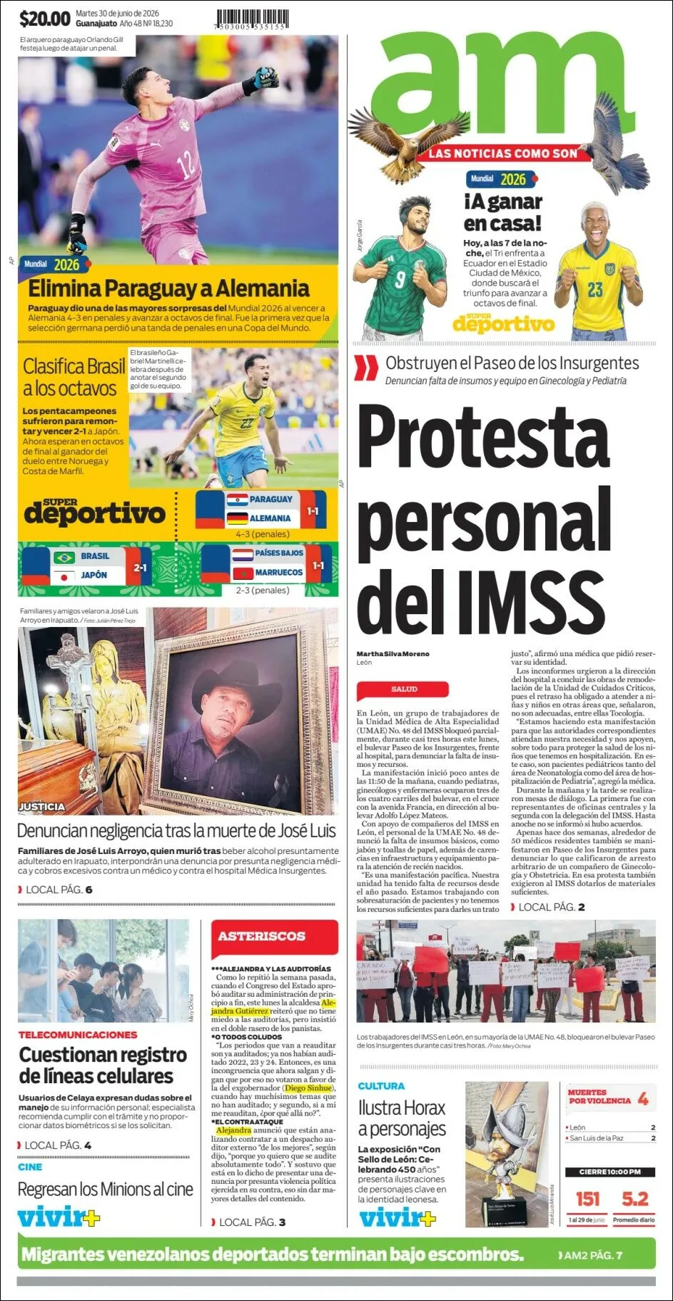 Portada de Am Corredor Industrial del martes, 30 de junio de 2026