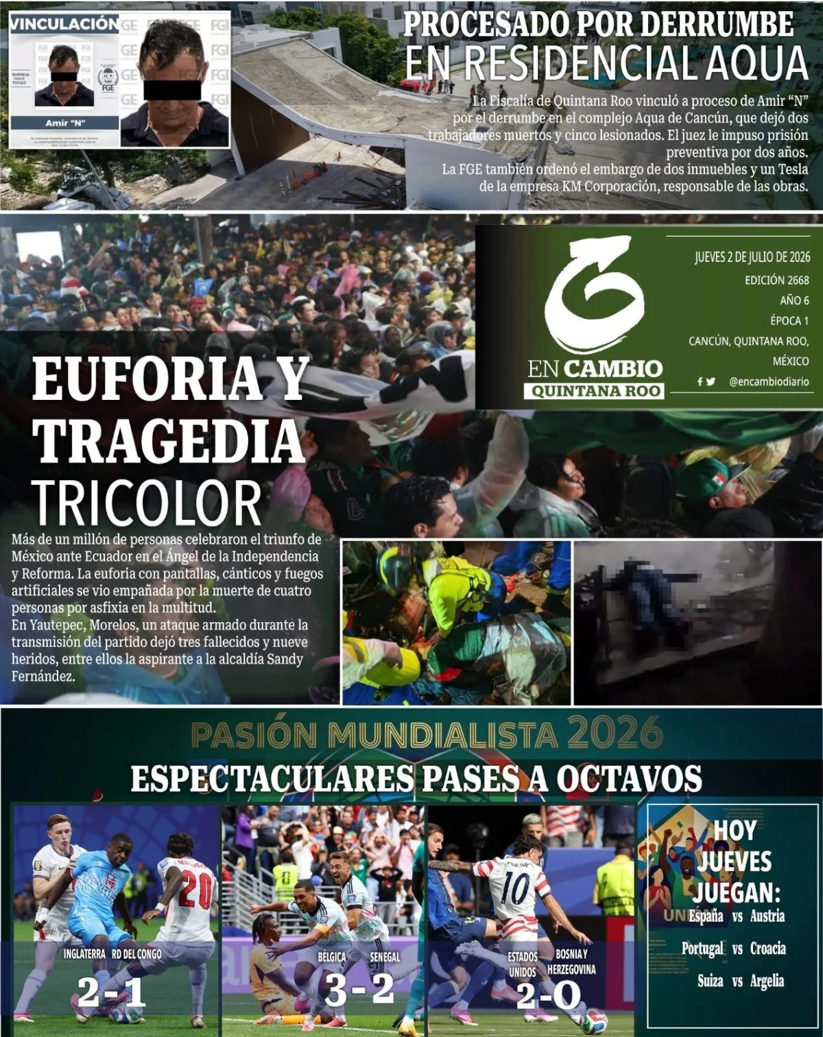 Portada de En Cambio - Tabasco (contraportada)