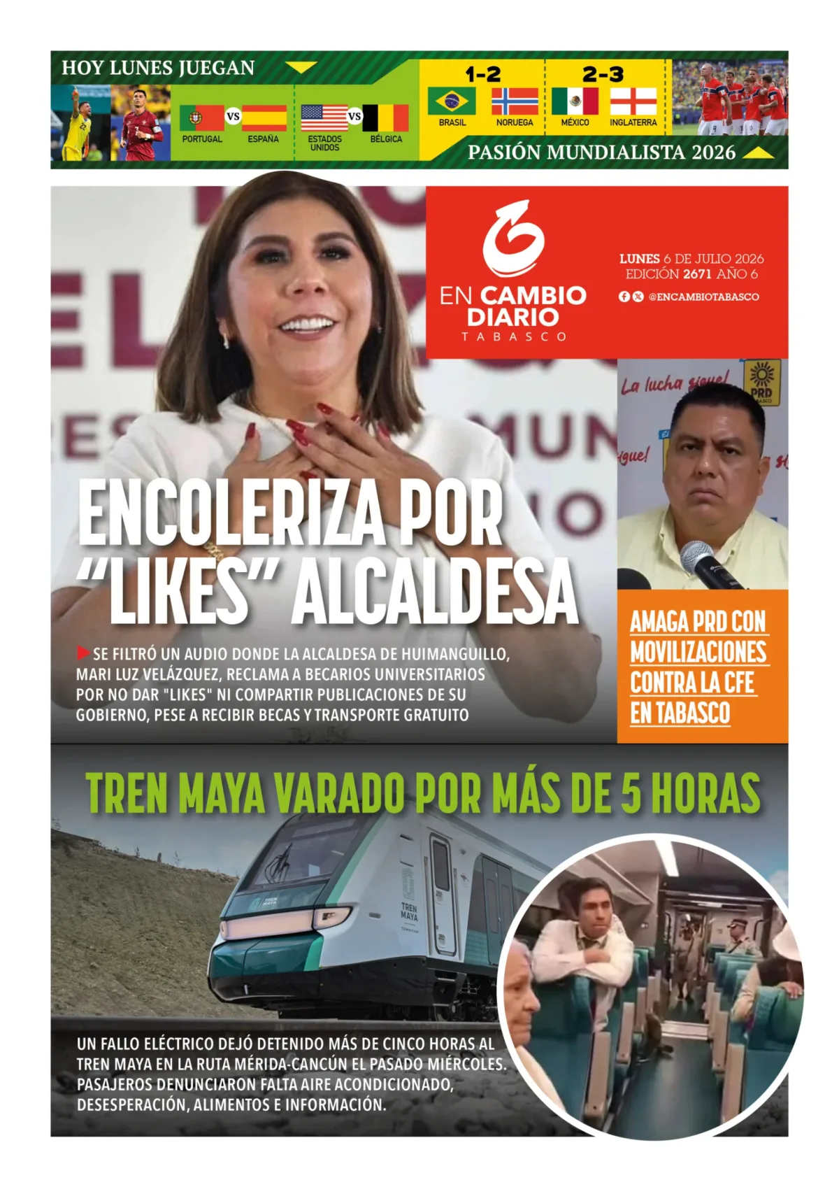 Portada de En Cambio - Quintana Roo (contraportada)
