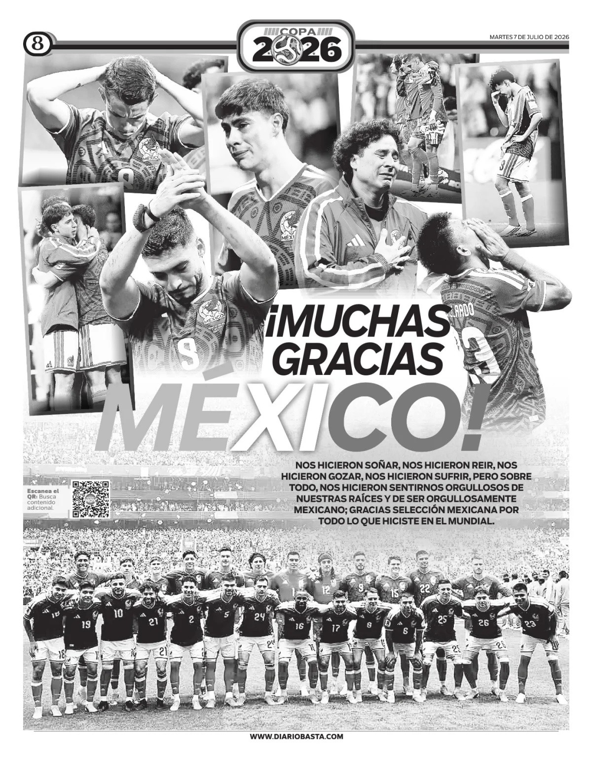 Portada de Basta! (contraportada)