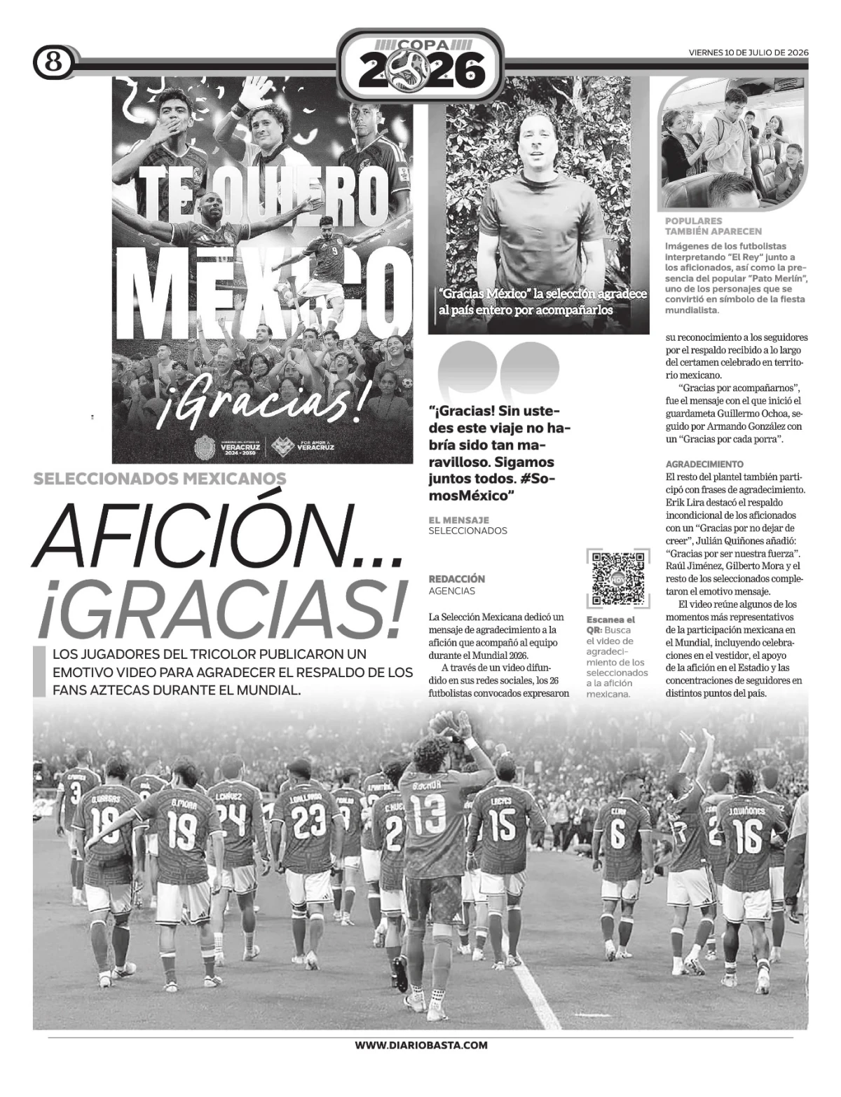 Portada de Basta! (contraportada)