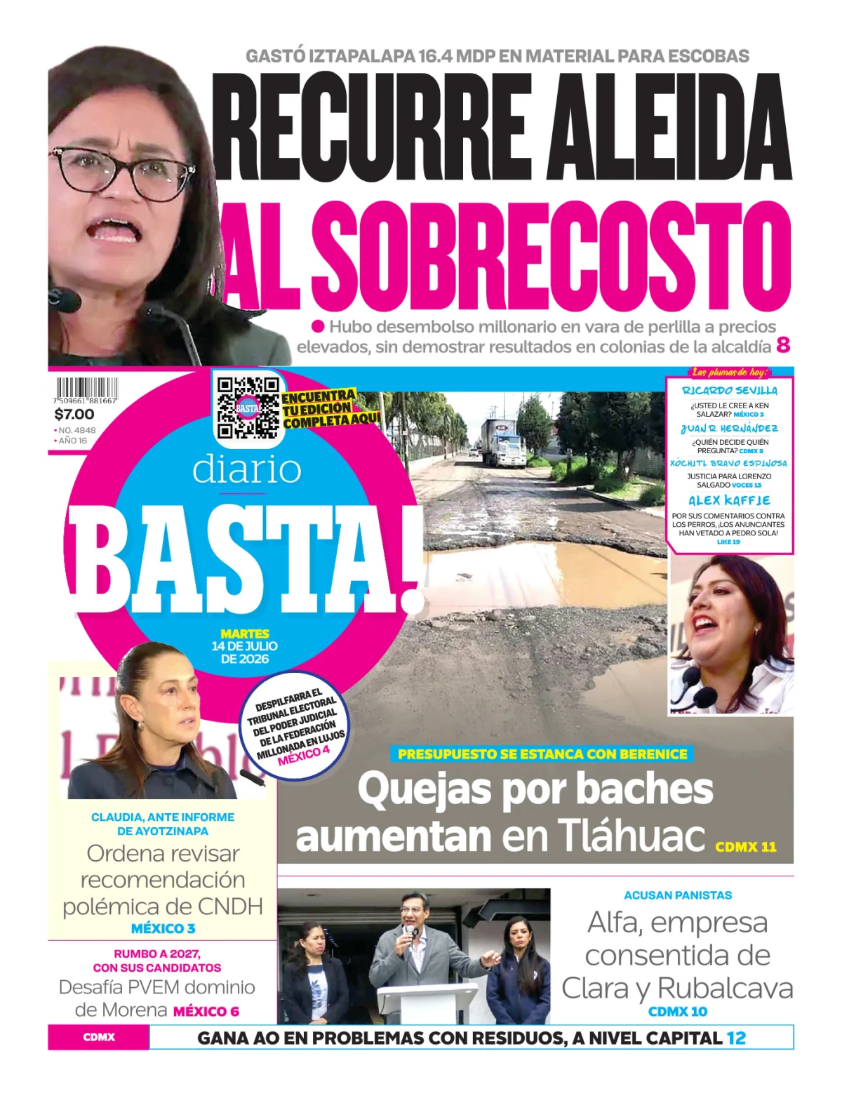 Portada de Basta! (portada)