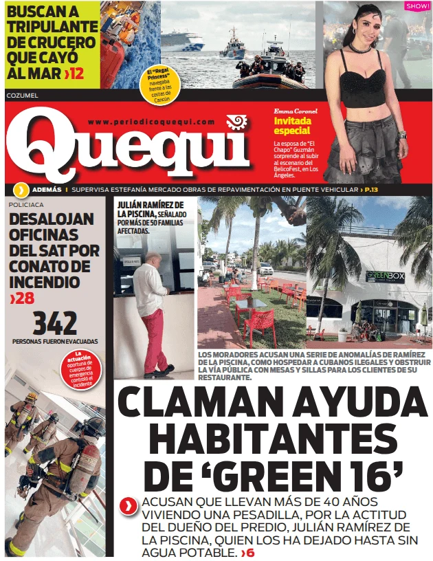 Portada de Quequi (contraportada) del martes, 14 de julio de 2026