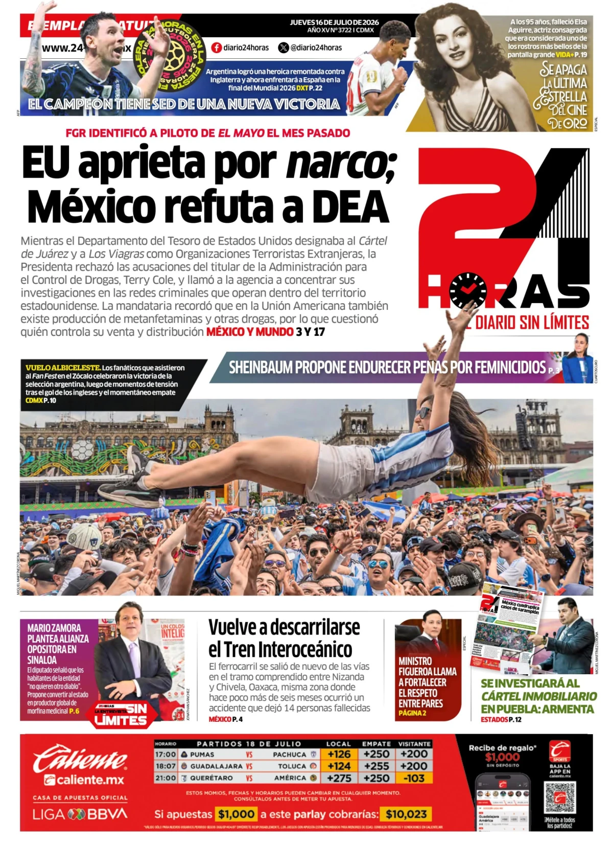 Portada de 24 Horas