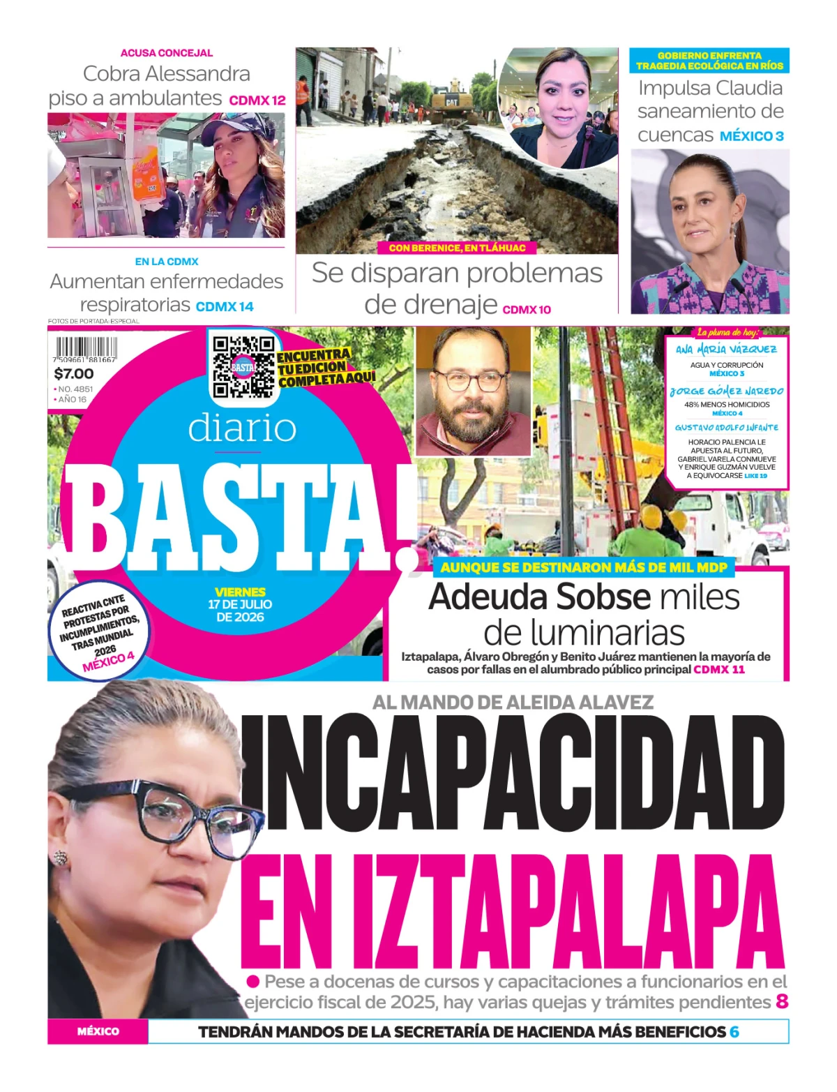 Portada de Basta! (portada)