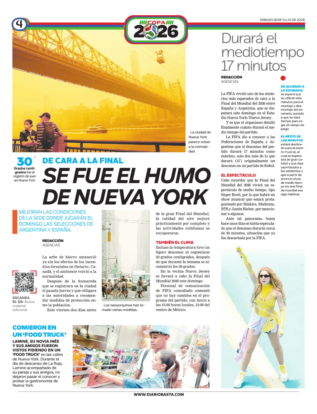 Portada de Basta! (contraportada)