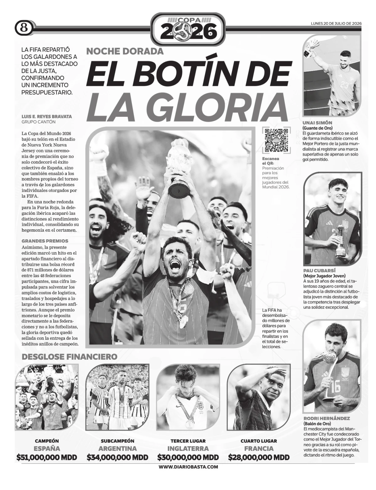 Portada de Basta! (contraportada)