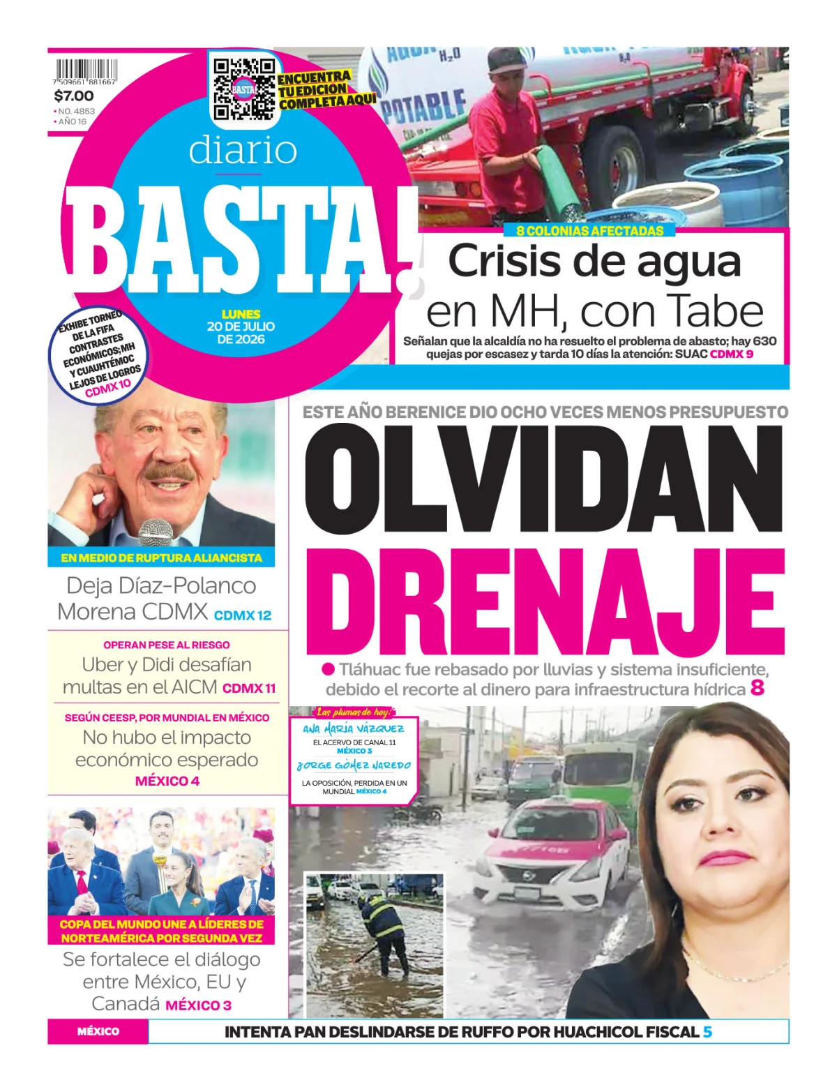 Portada de Basta! (portada)