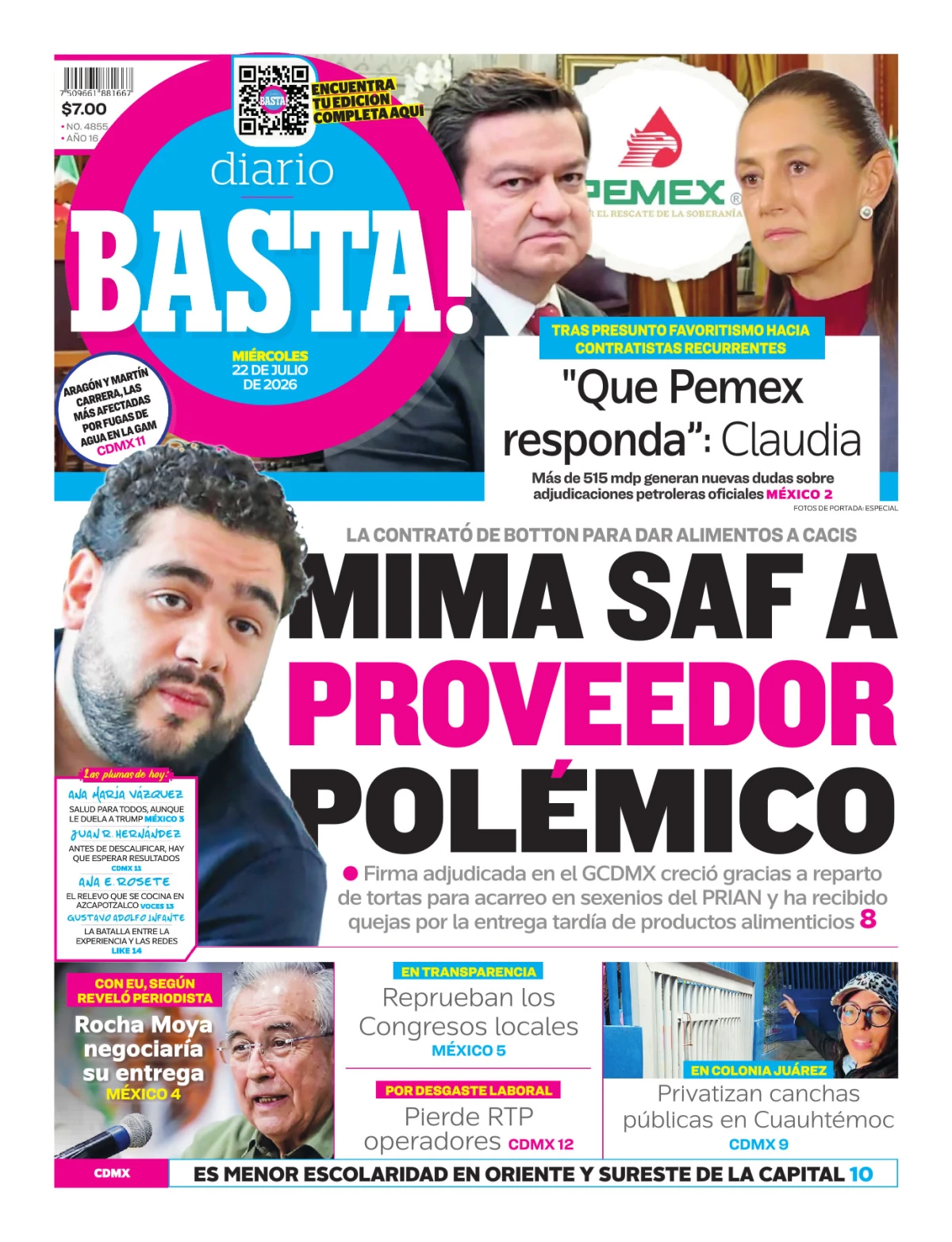 Portada de Basta! (portada)