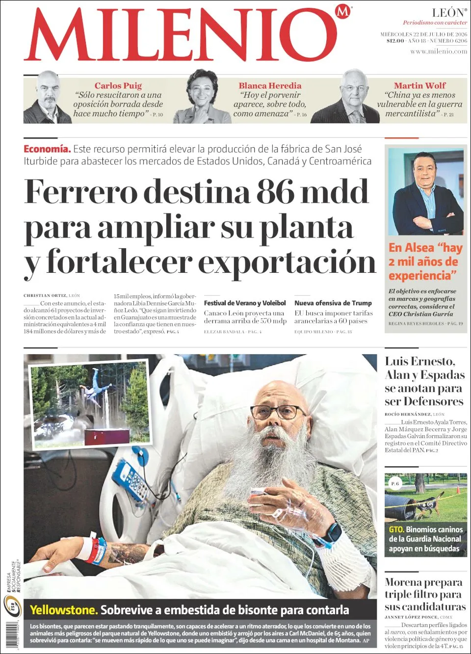 Portada de Milenio Leon
