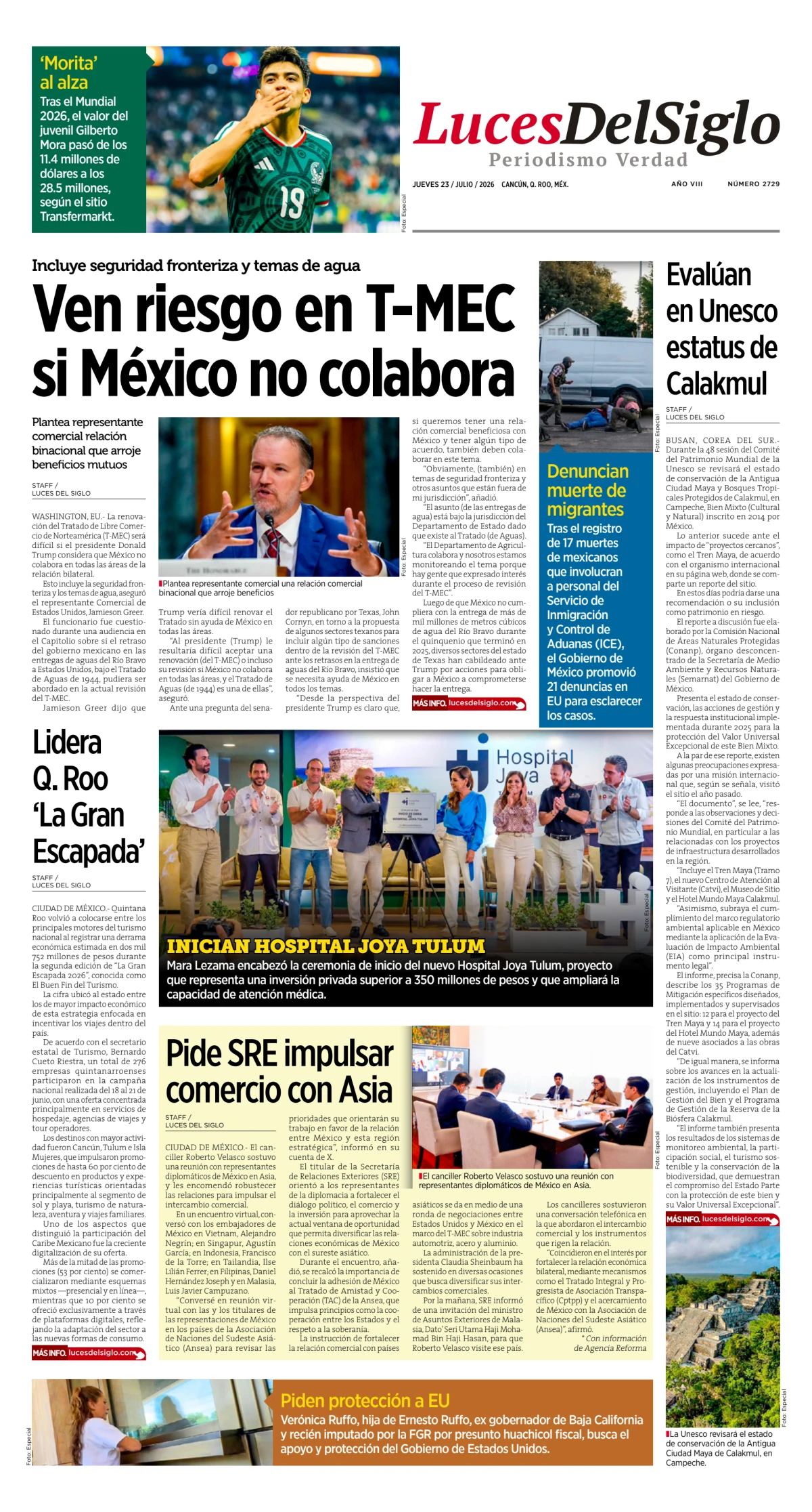 Portada de Luces del Siglo