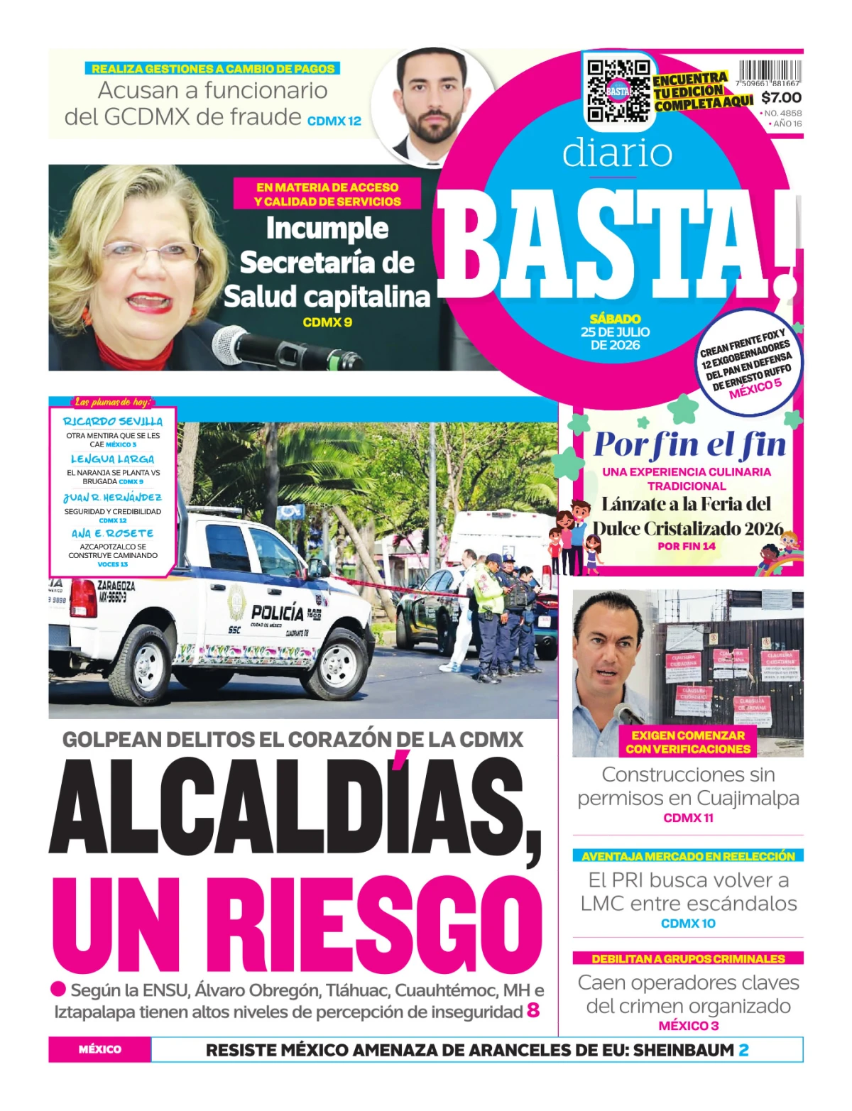 Portada de Basta! (portada)