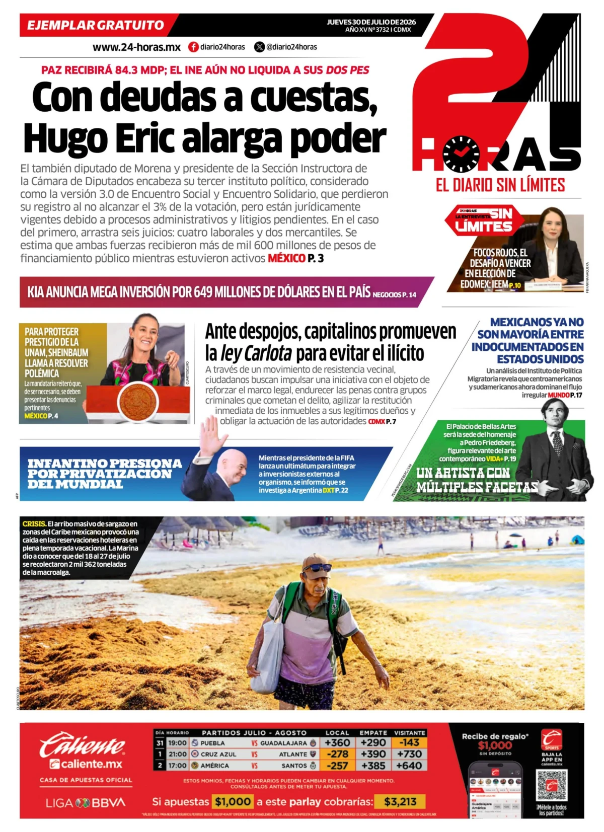 Portada de 24 Horas