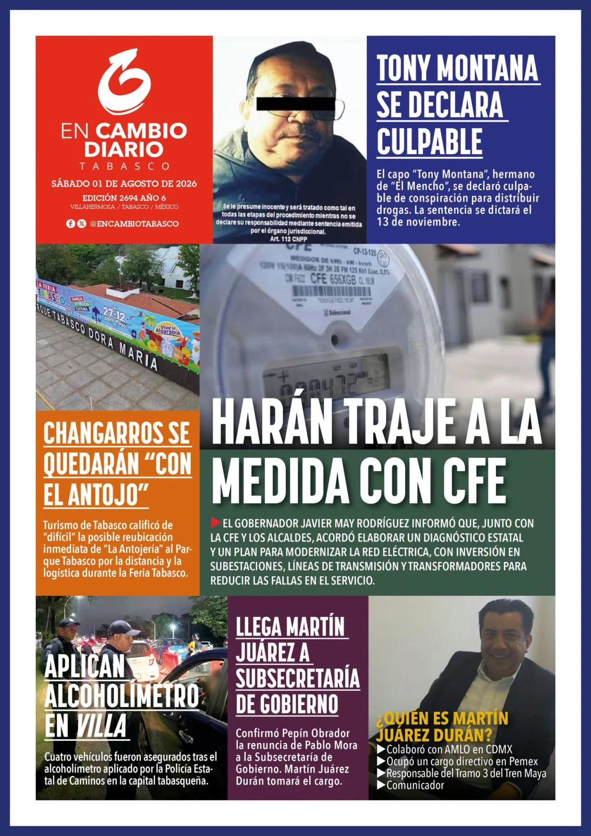 Portada de En Cambio - Tabasco (portada)