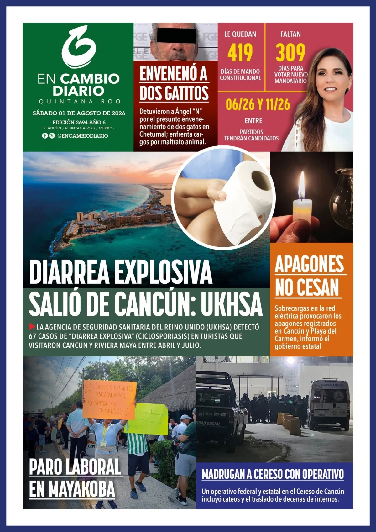 Portada de En Cambio - Quintana Roo (portada)