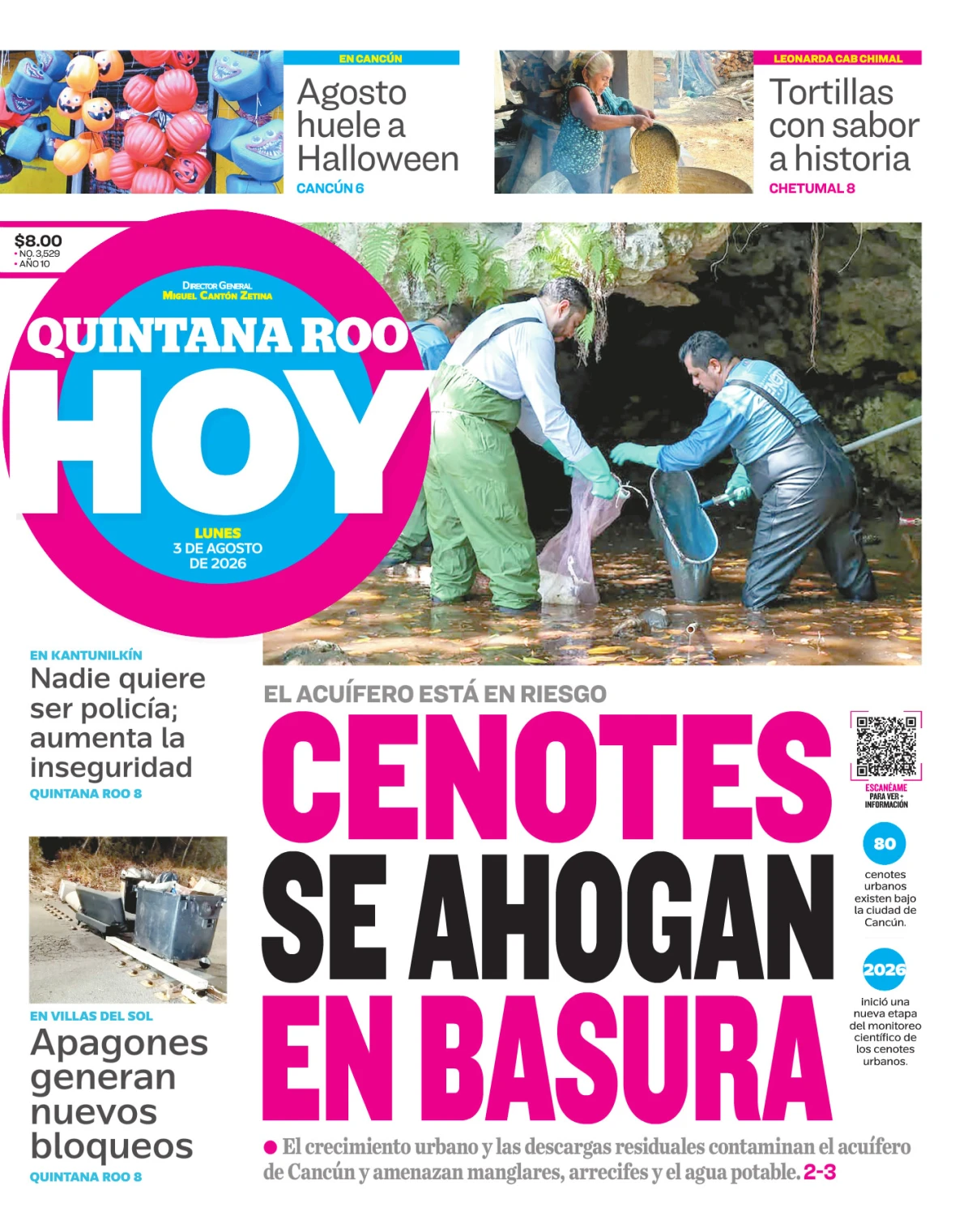 Portada de Quintana Roo Hoy (portada)