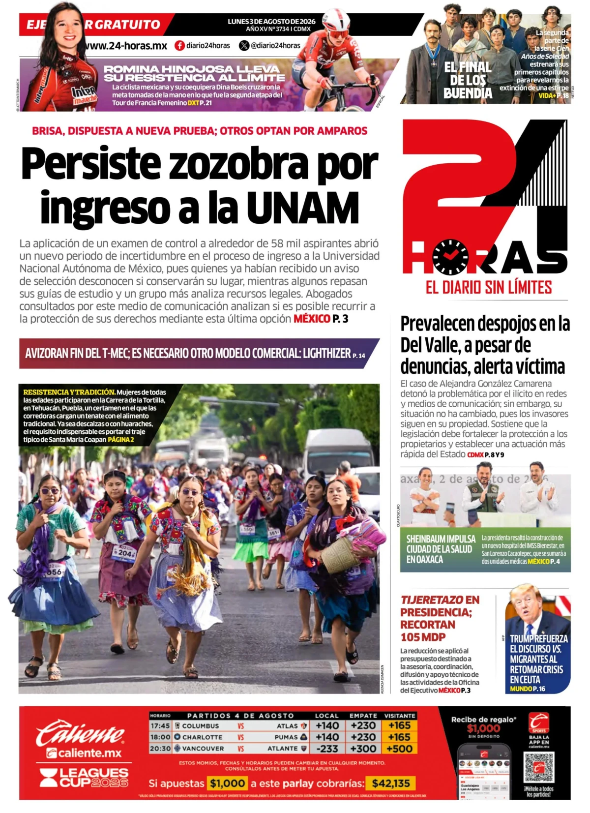 Portada de 24 Horas