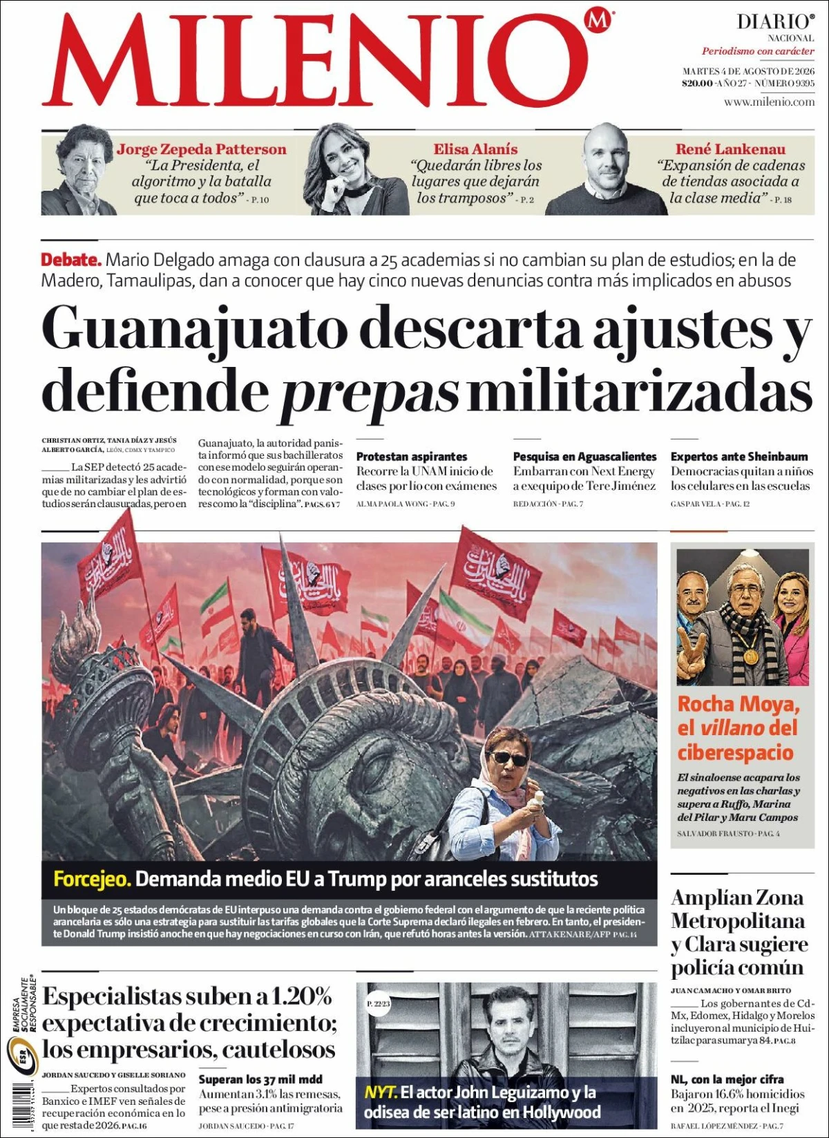 Portada de Milenio