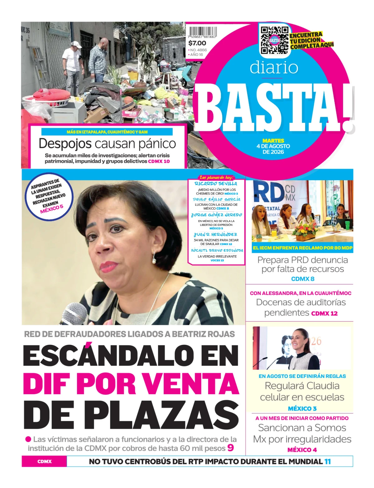Portada de Basta! (portada)