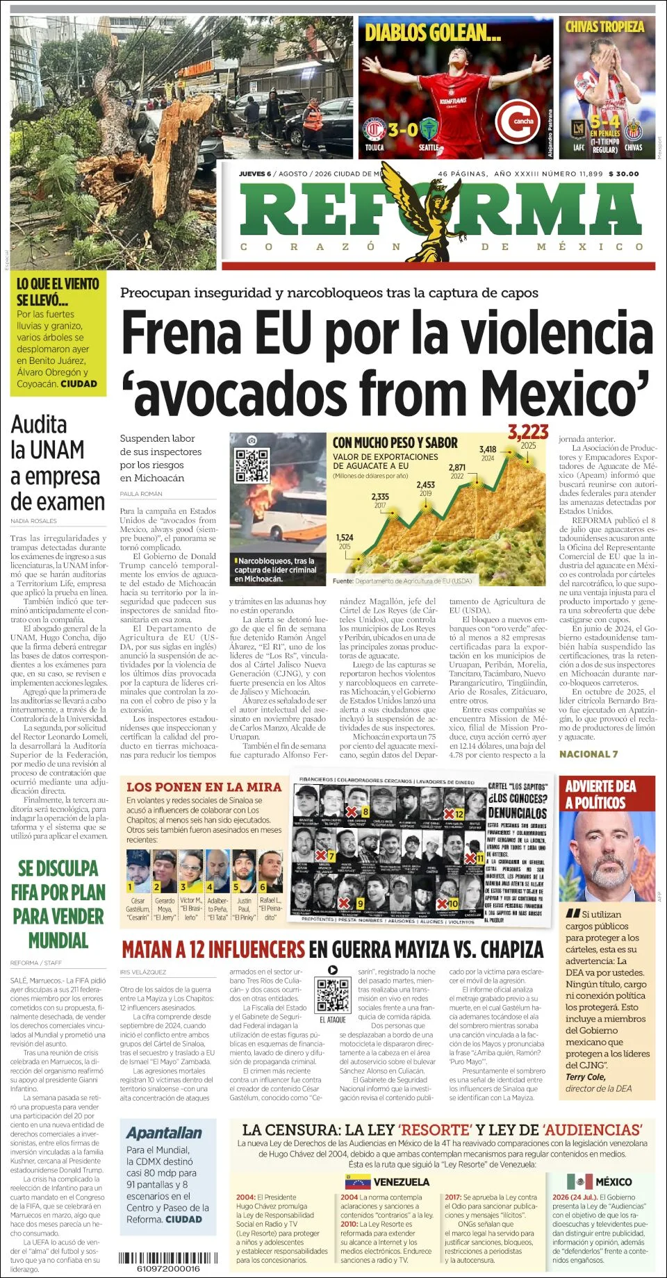 Portada de Reforma