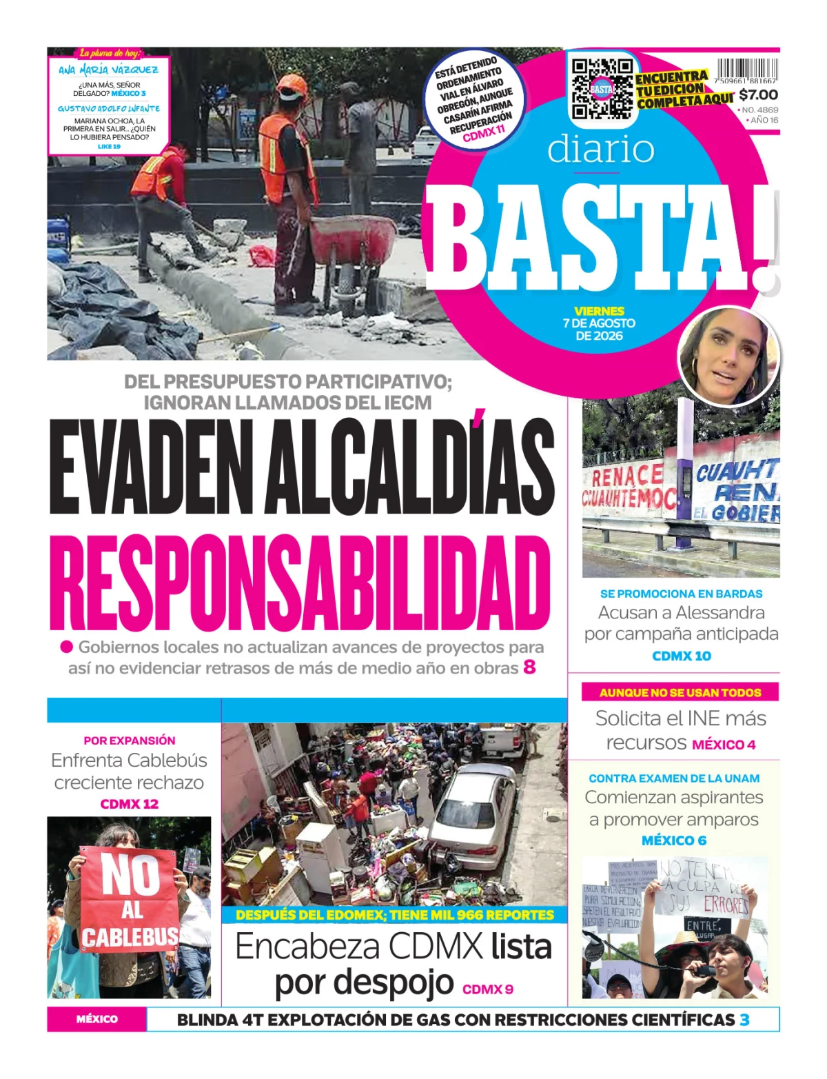 Portada de Basta! (portada)